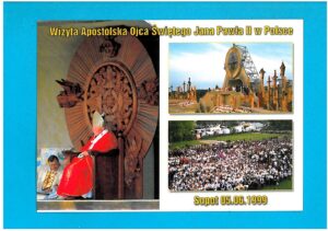 SOPOT - JAN PAWEŁ II PODRÓŻ APOSTOLSKA 1999 ROK. POCZTÓWKA WIELOWIDOKOWA LATA 2000 WYD. GRANICZKOWSKA