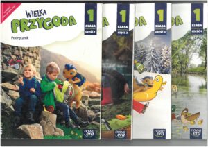 WIELKA PRZYGODA KL 1 PODRĘCZNIK CZĘŚĆ 1-4