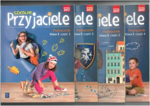 SZKOLNI PRZYJACIELE-PODRĘCZNIKI KLASA 3 CZĘŚĆ 1-4