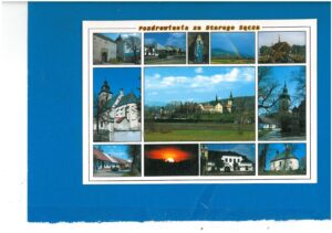STARY SĄCZ POCZTÓWKA WIELOWIDOKOWA LATA 2000