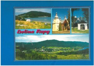 DOLINA ROPY POCZTÓWKA WIELOWIDOKOWA LATA 2000