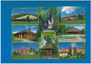 WYSOWA ZDRÓJ POCZTÓWKA WIELOWIDOKOWA LATA 2000