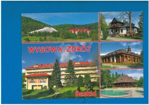 WYSOWA ZDRÓJ POCZTÓWKA WIELOWIDOKOWA LATA 2000