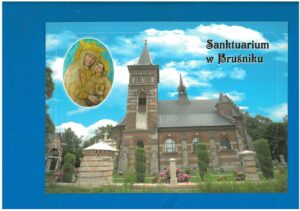 BRUŚNIK SANKTUARIUM POCZTÓWKA LATA 2000