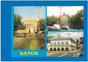 SANOK POCZTÓWKA LATA 2000