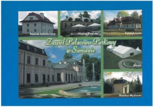 ZESPÓŁ PAŁACOWO-PARKOWY W SIENIAWIE POCZTÓWKA LATA 2000