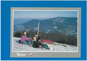 USTROŃ POCZTÓWKA LATA 2000