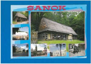 SANOK POCZTÓWKA LATA 2000