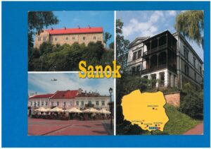SANOK POCZTÓWKA LATA 2000