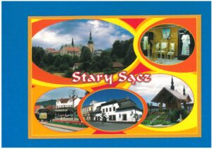 STARY SĄCZ POCZTÓWKA LATA 2000
